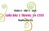 Bài 1 trang 34 Toán 9 tập 1 Chân trời sáng tạo cuối chương 2